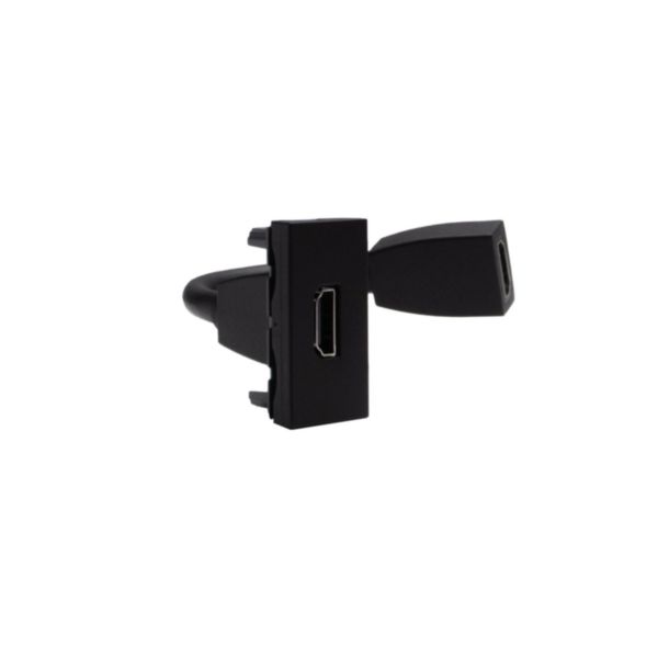 Pre-connected HDMI connector