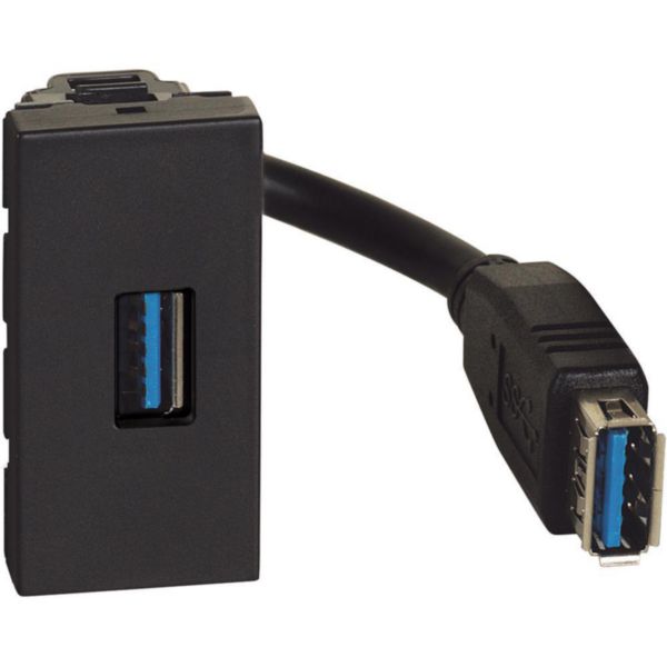 Pre-connected USB connector