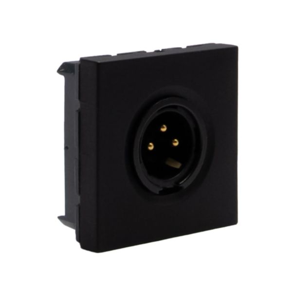 Audio connector - XLR 3 pin - male
