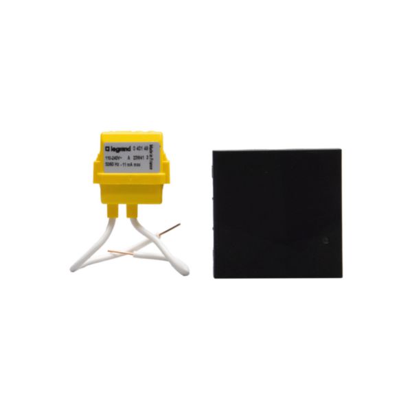 Switch without neutral, 125 W LED, with dimmer  option, wired, 2 modules