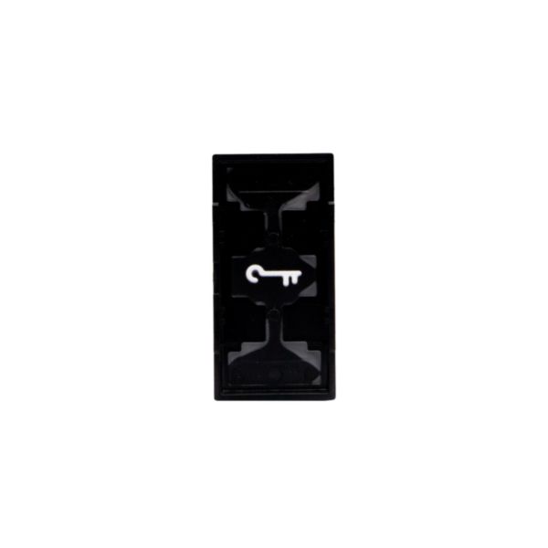 Key cover with key symbol - for axial controls