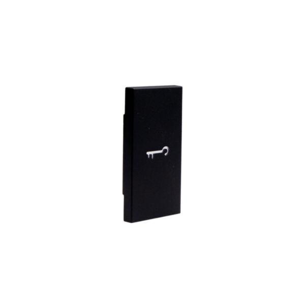 Key cover with key symbol - for axial controls