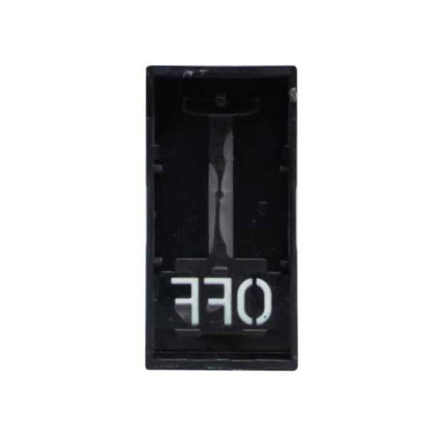 Key cover with OFF symbol - for axial controls
