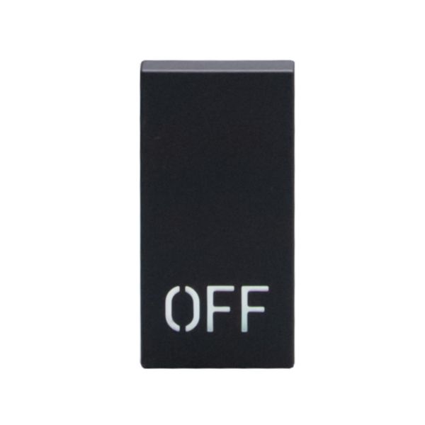 Key cover with OFF symbol - for axial controls
