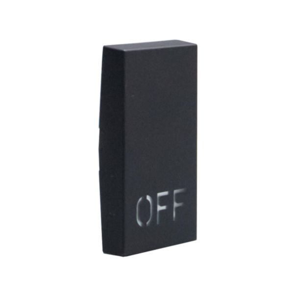 Key cover with OFF symbol - for axial controls