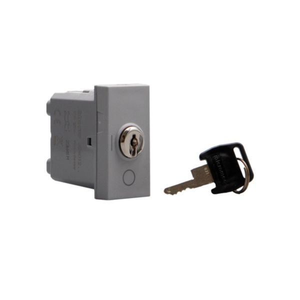 Switches with key. 1-way switch 2P 16 AX - 250 Va.c. 