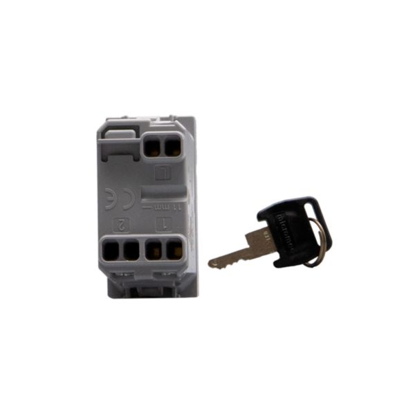 Switches with key. 2-way switch 10 AX - 250 Va.c.