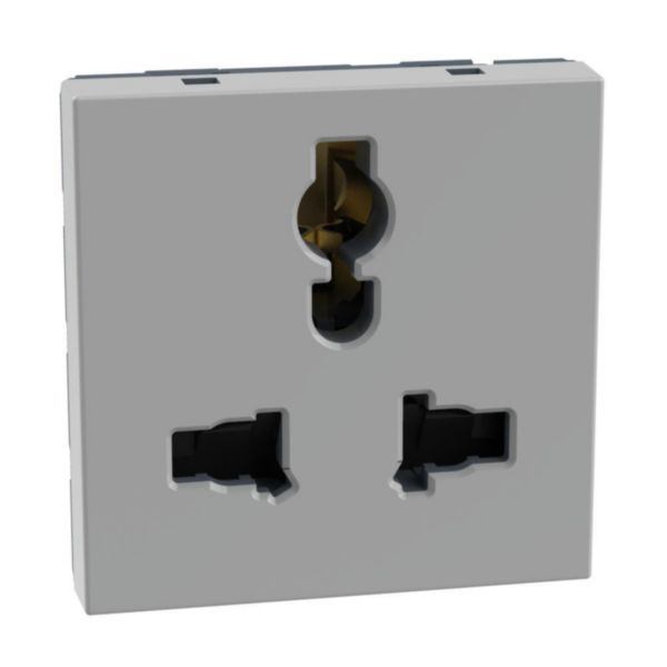 Multistandard socket 2P+E 5/6/10/13 A 250 Va.c. and 127 Va.c. 