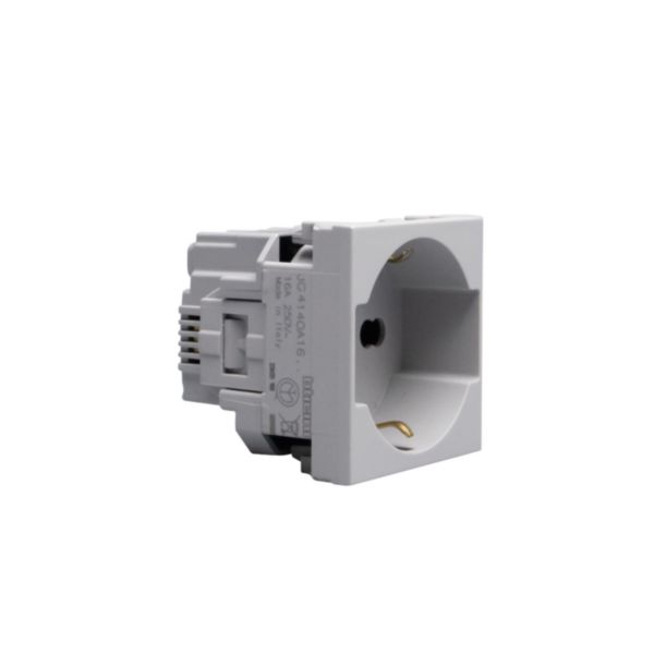 Italian standard P40 socket outlets. 2P+E 10 A and 16 A 250 Va.c. 