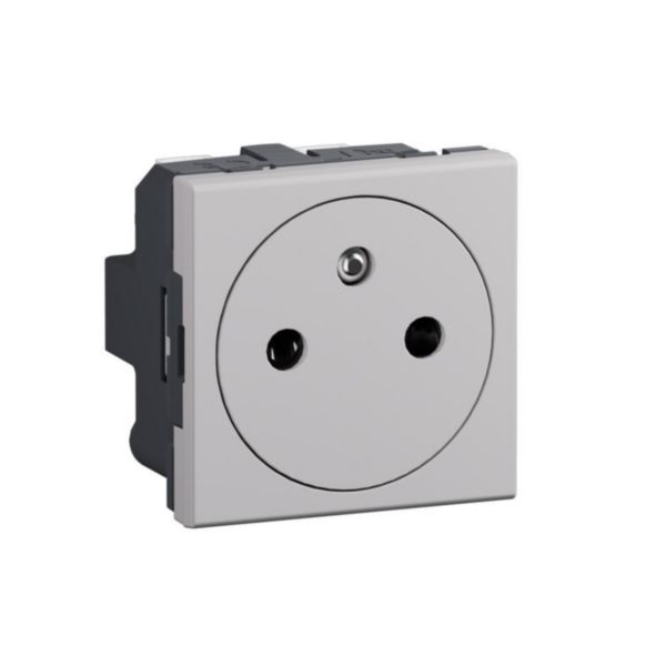 French/Belgian standard socket 2 P+E 16 A 250 V - flat