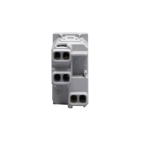 Italian standard P17/11 socket outlets. 2 P+E 16 A 250 Va.c.Grey 