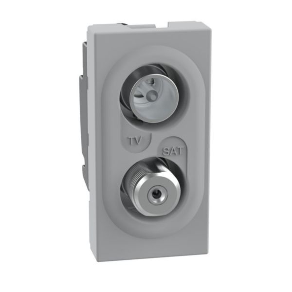 Star TV/sat demixed coaxial socket for single-user aerial systems