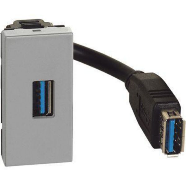 Pre-connected USB connector