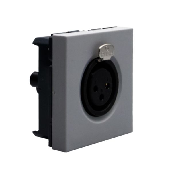 Audio connector - XLR 3 pin - female 