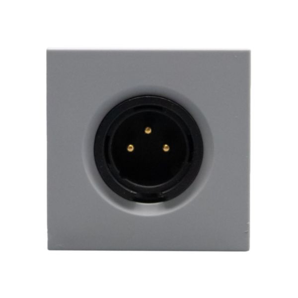 Audio connector - XLR 3 pin - male 