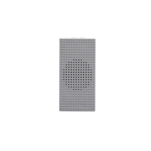 Buzzer 230 Va.c. - 12VA - 80 dB - 1 module - Grey
