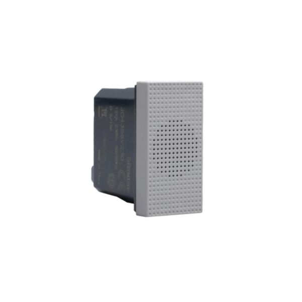 Buzzer 230 Va.c. - 12VA - 80 dB - 1 module - Grey