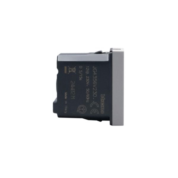 Buzzer 230 Va.c. - 12VA - 80 dB - 1 module - Grey