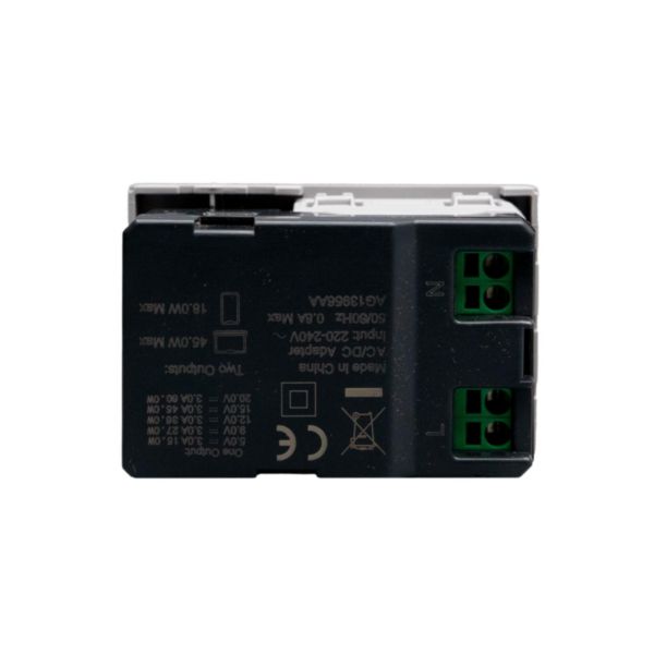 Double USB sockets - 2 x Type-C 63 W 
