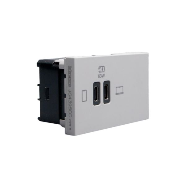 Double USB sockets - 2 x Type-C 63 W 