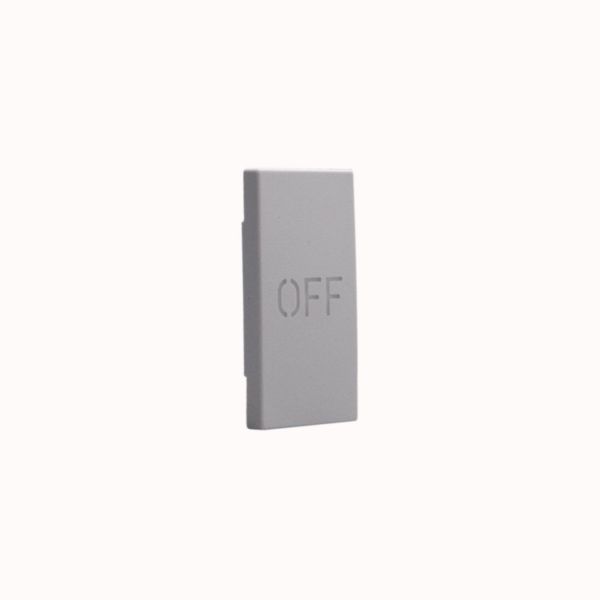 Key cover with OFF symbol - for axial controls  