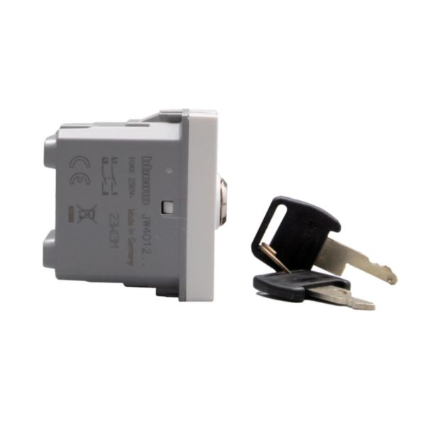 Switches with key. 1-way switch 2P 16 AX - 250 Va.c.  