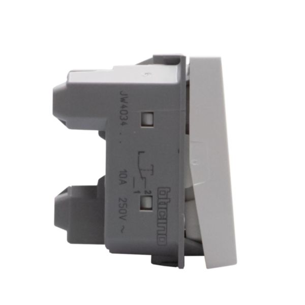 Pushbutton with 1 changeover contact 10 A 250 Va.c. - 1P (NO) / 1P (NC), lightable