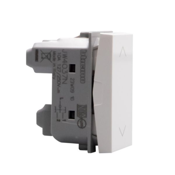 Double pushbutton with interlock 1P NO + 1P NO 10 A 250 Va.c. 