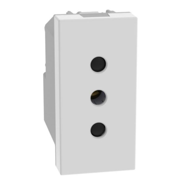 Italian standard P11 socket outlets. Socket 2P+E 10 A 250 Va.c. 