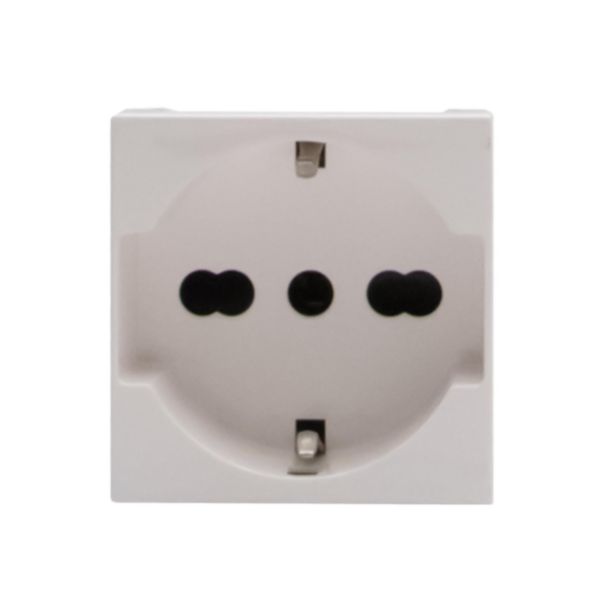 Italian standard P40 socket outlets. 2P+E 10 A and 16 A 250 Va.c. 