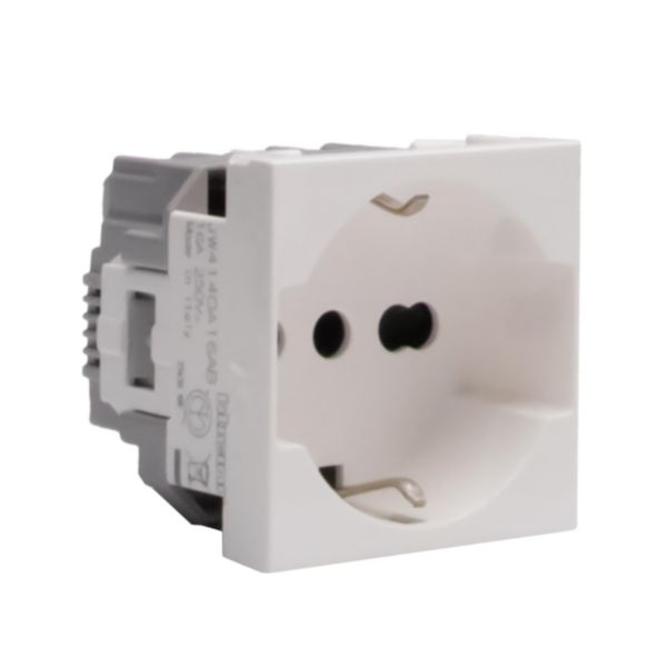 Italian standard P40 socket outlets. 2P+E 10 A and 16 A 250 Va.c. 
