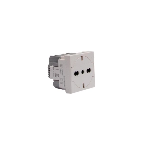 Italian standard P40 socket outlets. FLAT . 