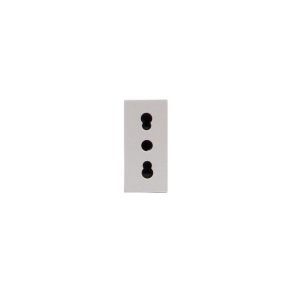 Italian standard P17/11 socket outlets. 2 P+E 16 A 250 Va.c.  