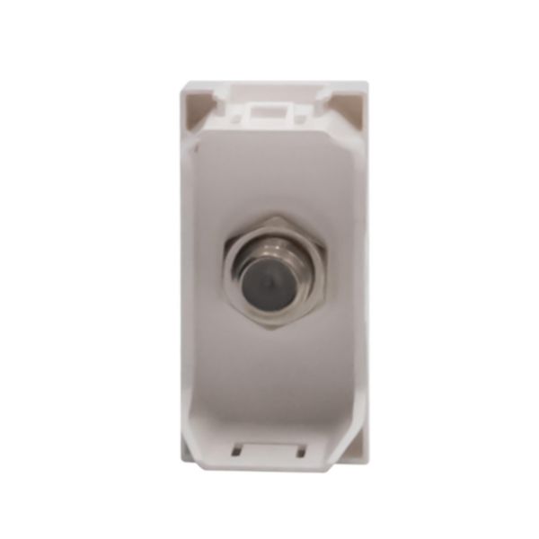 Type-F coaxial sat socket  