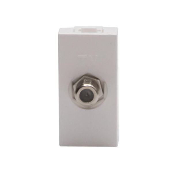 Type-F coaxial sat socket  