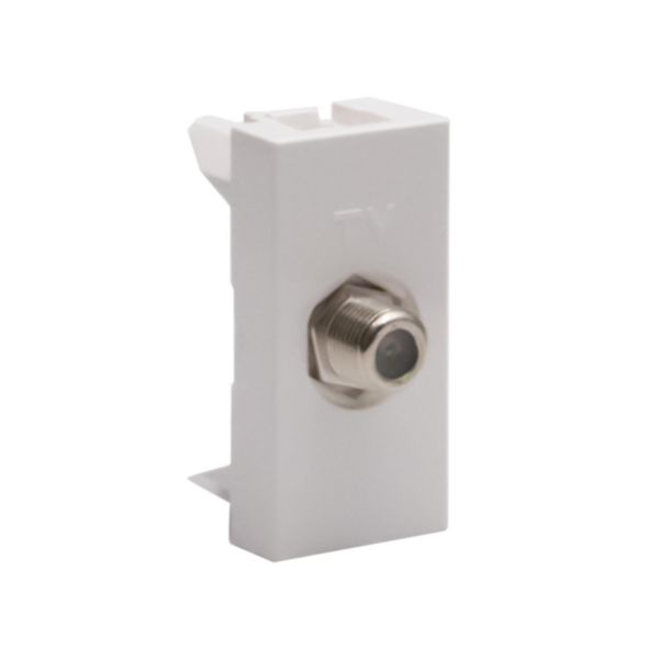 Type-F coaxial sat socket  