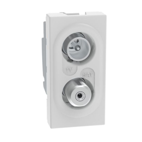 Star TV/sat demixed coaxial socket for single-user aerial systems 