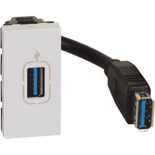 Pre-connected USB connector 