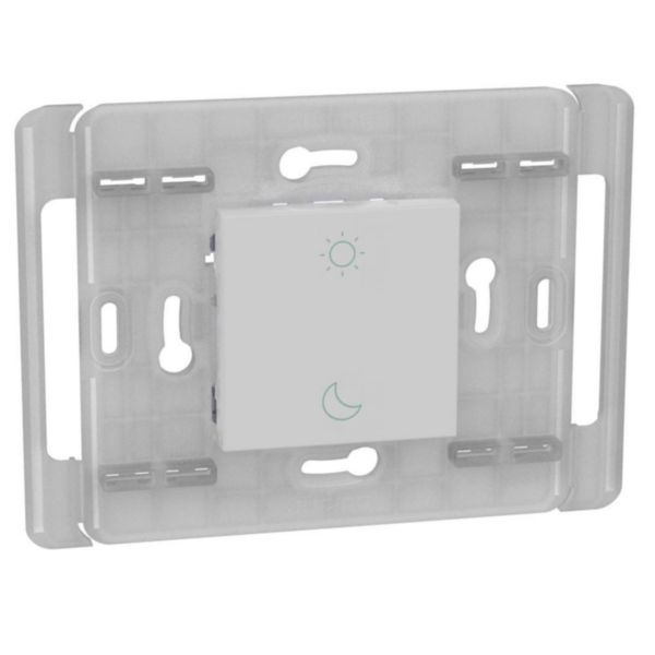 Wireless No-Battery control equipped with 2 buttons for activating Wake Up / Sleep scenarios
