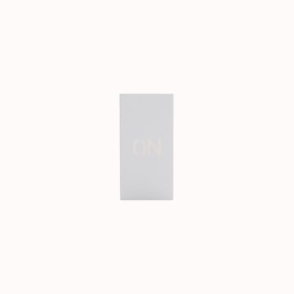 Key cover with ON symbol - for axial controls