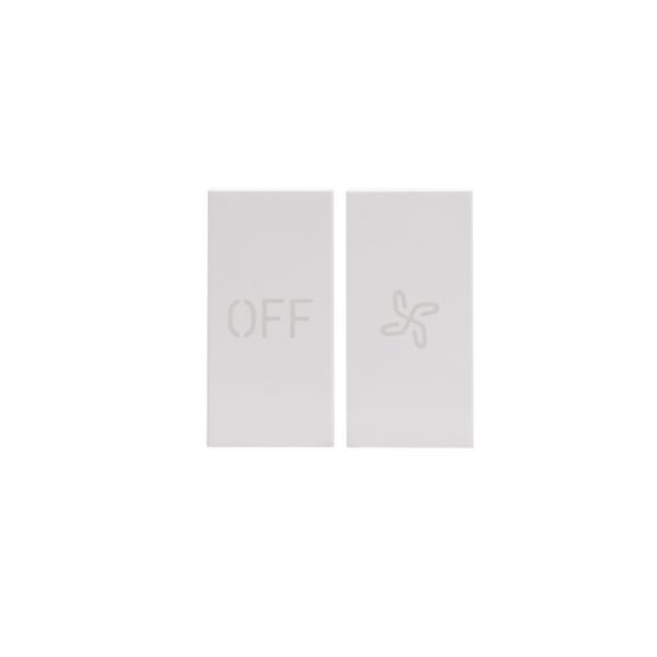 Key cover with OFF symbol - for axial controls