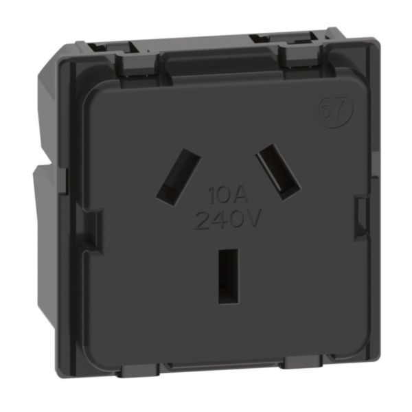 2P+E 10 A 250 VA Australian standard socket - SGPO