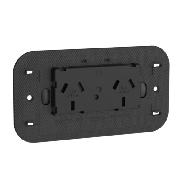 2P+E 10 A 250 VA Australian standard socket - duplex