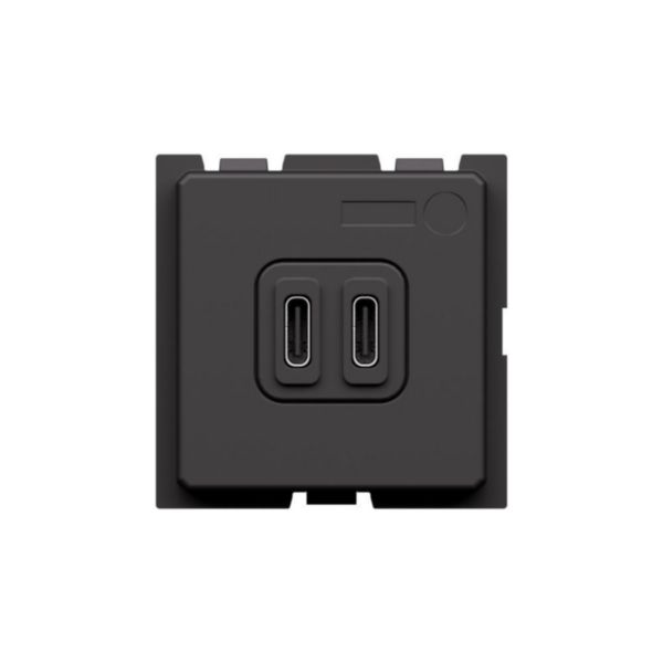 Double USB sockets - 2 x Type-C 30W.
