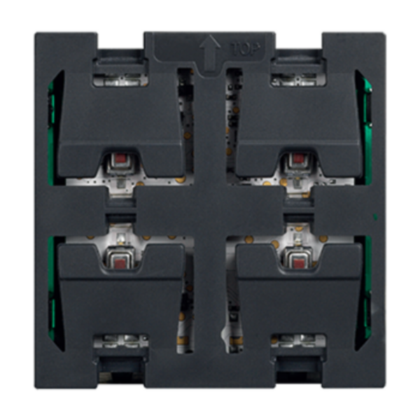 Shutter actuator with 2 internal relay - 2 modules.To be completed with 1 or 2-module Covers.