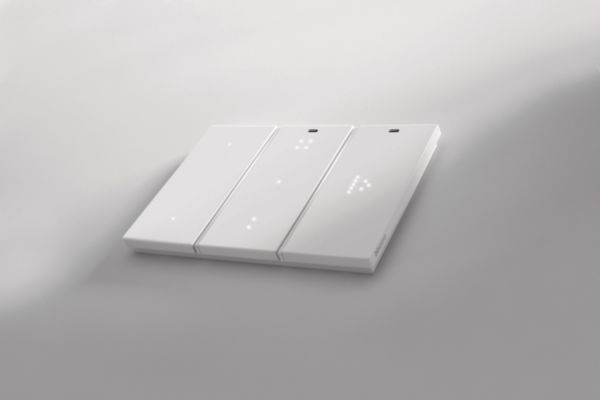 Aesthetic Cover for blanking modules item K4950 - 1 module. White.