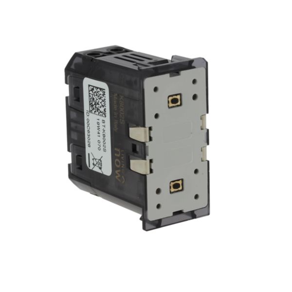 Shutter actuator with 2 relays for the management of the roller shutter. 1 module.