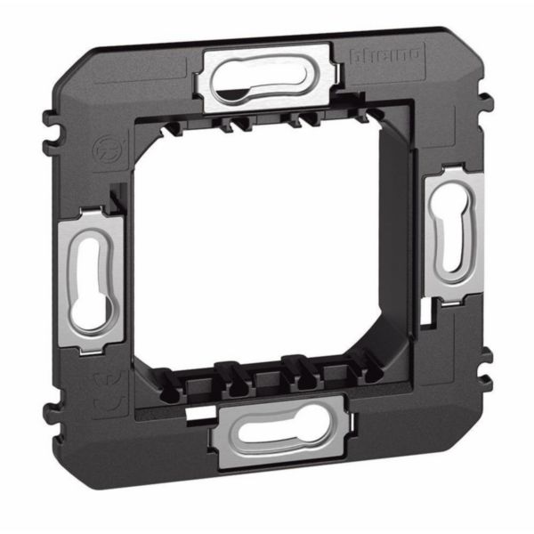 Support for the installation of the electrified frames in the 2-module boxes.