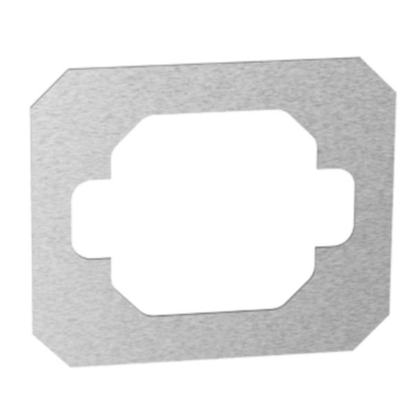 Accessorie for 2 module support frame - to be used on Indian standard installations