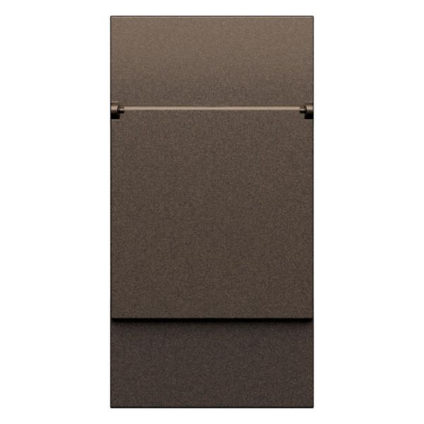 Cover suitable for german standard sockets Bronze